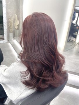 アルドーレフィエロ シンサイバシ(Ardore fiero shinsaibashi) チェリーレッド/レッドブラウン/ブリーチなし【小山田繭】