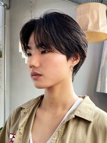 【ステップボーンカット】メンズショートマッシュ