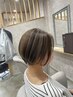 【8月中野指名限定】白髪ぼかしカラー×カット×髪質改善TR→8500