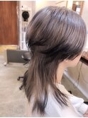 韓国系ウルフ×シルバーとブラックのフォックスカラー