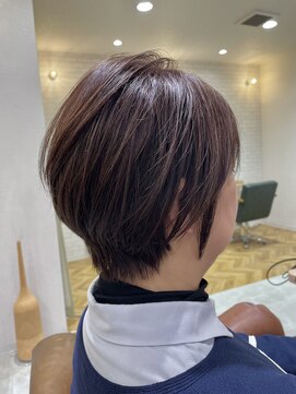 ジェービーヘア 稲毛(jb hair) 襟足スッキリショートボブ/ナチュラルブラウン