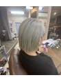 スーペリオル(Superior) 切りっぱなしボブ×超高濃度水素ケアカラー×ケアブリーチ