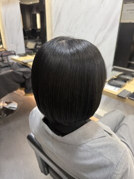 レム 仙台店(L.E.M) ツヤサラ丸みボブ【仙台】