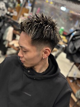 スリーセント 栄(3/cent) フェードメッシュ