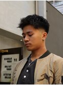 スパイキーショート ローフェード