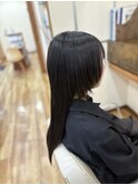 ロングウルフ×ストレート