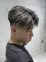 メッツ 原宿(METS) MEN'S/フェザーショート×ハイライト×フェード/短髪