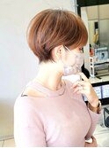 【小顔抜群】朝のお手入れ楽なマッシュショート 『小川』