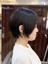 キャラ 池袋本店(CHARA) 耳かけひし形ナチュラルショートボブ【池袋/ボブ/ショート】