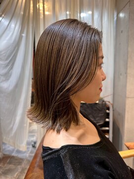 ムード(MOOD,) 暗めカラー/グランマッシュ[レイヤーカット/髪質改善/銀座]