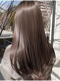冬カラー髪質改善ココアベージュ