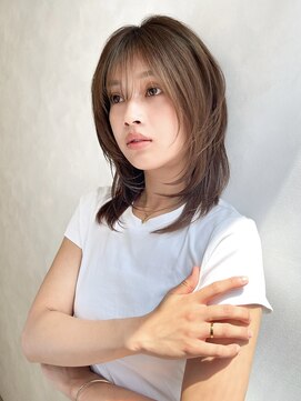 トゥルーズ 梅田店(TLUUS) TLUUS似合わせカットダークアッシュミディアムレイヤーカット