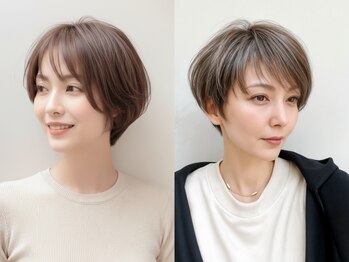 クシェル バイ リリア(kuschel by LILIA.)の写真/《大小路駅徒歩5分》キッズスペース有★ハイライトで白髪を自然に馴染ませる"白髪ぼかし"が大人気◇