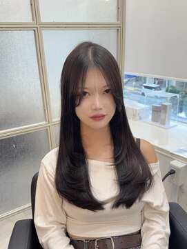 マーシュ 梅田(marshu) Sheer black*/レイヤーカット/ナツキstyle