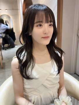 ロンドクレール 川崎(Lond clair) 【北澤華】ブリーチなし/髪質改善/ピンクベージュ/前髪/川崎