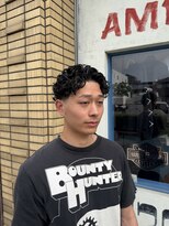 フォーコーナーズカットショップフェイビーズ 名古屋西(FourCornersCutShop favey's)&nbsp;ハードスパイラル カーリーパーマ カーリーヘア
