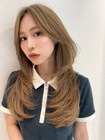 ボヌールウメダ(Bonheur UMEDA)&nbsp;［梅田stylist芹原］センターパート×海外ロングレイヤー