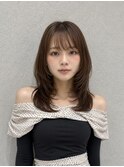 面長解消・中顔面短縮！韓国風レイヤーカット