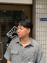 スウェル 押上店(Swell)&nbsp;爽やかアップバングで魅せる好印象ショート