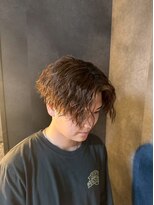 ノーヴァ バイ ボナ 前橋店(nova by bona)&nbsp;ニュアンスパーマで叶える無造作マッシュウルフスタイル