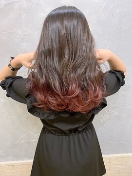 ラヴリア クルメ(LOVERIA KURUME) ≪LOVERIA KURUME/久留米≫周りと差がつく！裾カラー（レッド）