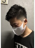 ビジネスかき上げヘア<メンズ/浜松町/ヒロ銀座/理容室>