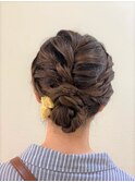 結婚式参列ヘアセット