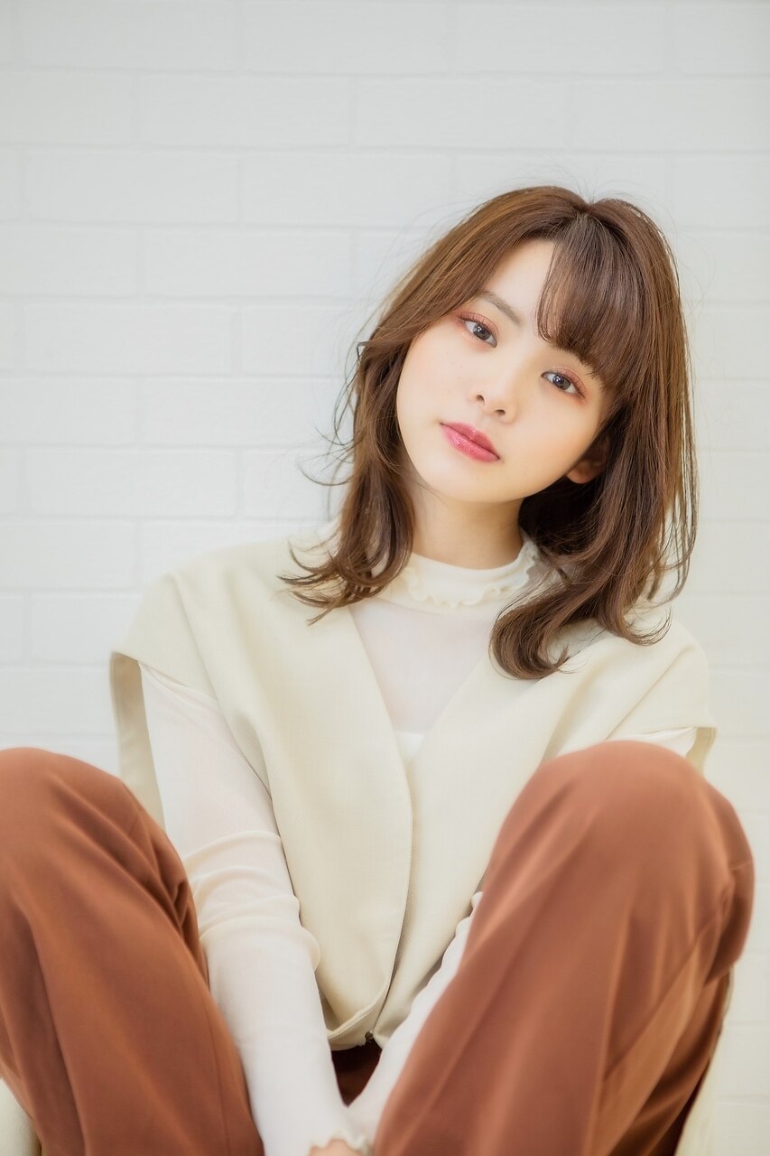 韓国風くびれミディ：L145864722｜グラム 高田馬場(glam)のヘア