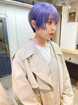 ソイ 下北沢(soi)&nbsp;【ultra violet】マッシュショート_パープルカラー_ラベンダー