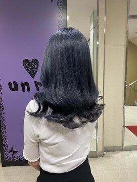 アンリップ ジー(salon unripＧ) m.m#ブルーシルバー