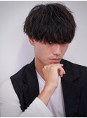 波巻パーマ×シースルーマッシュ