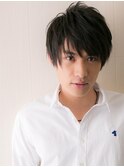 束感！男前アッシュブラック小顔ショートb与野