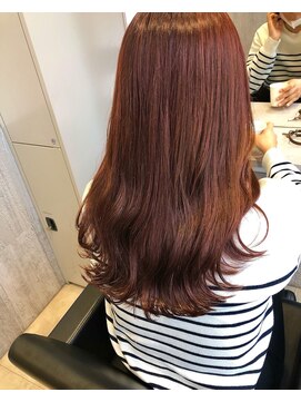 アトリエ(Atelier) カシスブラウンカラーで艶っぽく!(後)