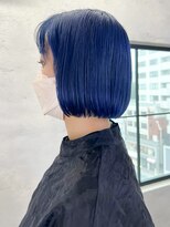 ブルー塩基_チェリーブラウンフェミニンロング_ba414591