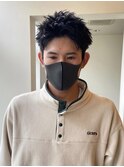 メンズスパイキーショート