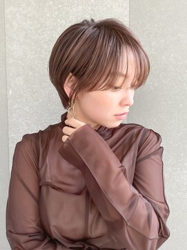 ロンド レグリーズ 立川(Lond leglise) ショート×顔周り×前髪×シルキーベージュ×グレージュカラー