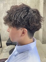 フイ 自由が丘(men's salon Hui)&nbsp;メンズ/アップバング/ツーブロックマッシュ/束感ショート波巻き