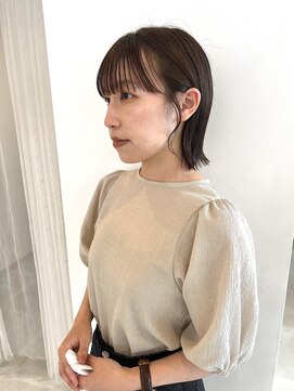 シエル 一社(cher) パツっとボブ