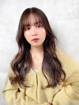 メゾンドイギー(MAISON de IGGY) 美髪エアリーロングマロンベージュブラウンカラーオリーブカラー