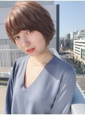 大人可愛い×丸みショートボブ☆30代40代50代60代