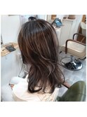 コントラストカラー×レイヤーカット