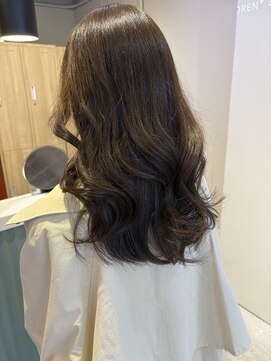 ローレンプラス(LOREN+) 透明感髪質改善ベージュダブルカラーミルクティーグレージュ