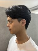 メンズ似合わせカットセンターパート