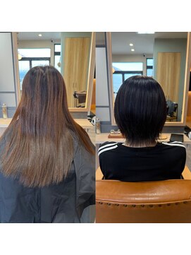 ナチュラル 古川店(Natural) 古川　大崎市　縮毛矯正　髪質改善　トリートメント　艶髪カラー