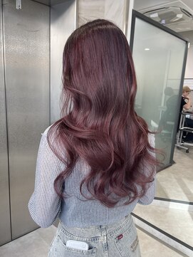 リリー(Lilley) マロンベージュ×小顔レイヤー×韓国風巻き【ayana】