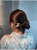 【カチモリ】結婚式/浴衣/着付/銀座/ヘアセット/アレンジ
