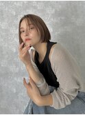大人切りっぱなしボブ