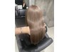 【Hiroaki限定】似合わせカット+透明感ケアダブルカラー+前処理tr