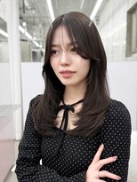 アイヴィー(IVY)&nbsp;ワンカールレイヤー 韓国ヘア 顔まわりカット【肥田亜沙美】