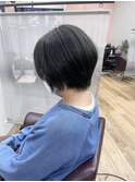 ショート×ブルージュカラー